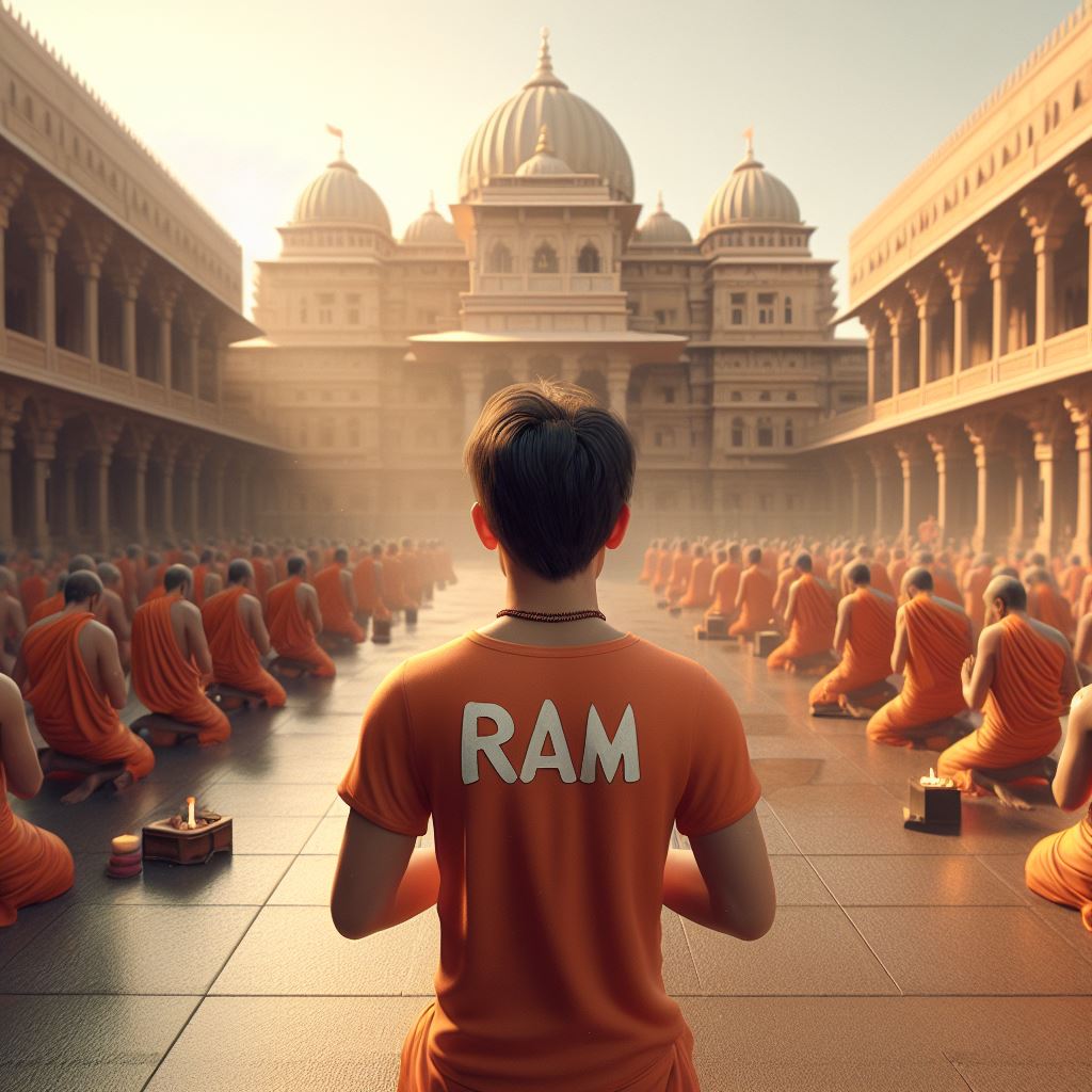 ram mandir t shirt name photo editing राम मंदिर टी-शर्ट नेम फोटो एडिटिंग 