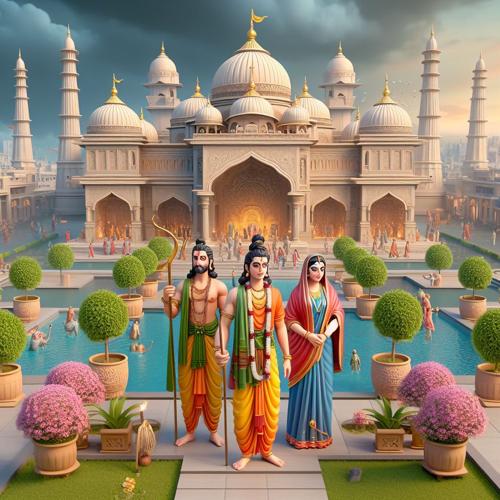 Read more about the article ram mandir ai images . ayodhya ram mandir ai generated 3d images, images ,
