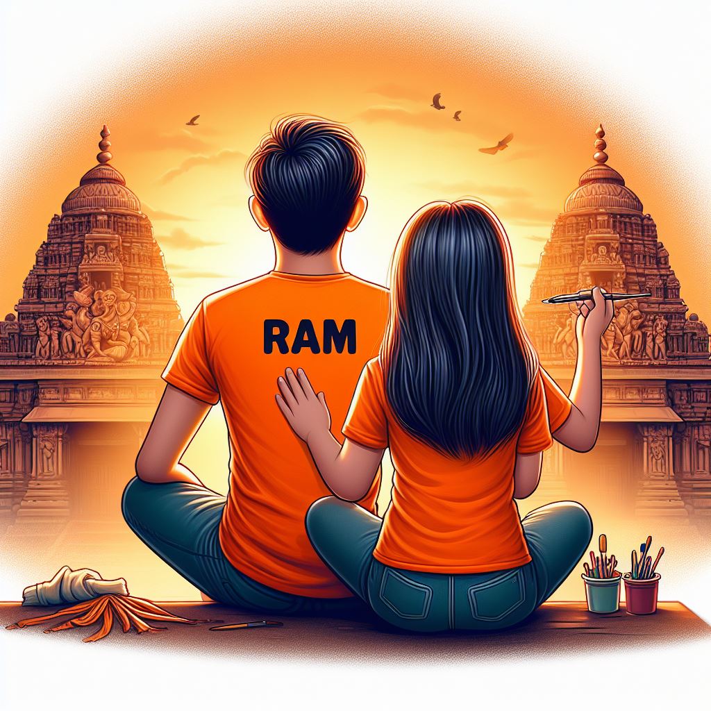 ram mandir t shirt name photo editing राम मंदिर टी-शर्ट नेम फोटो एडिटिंग 