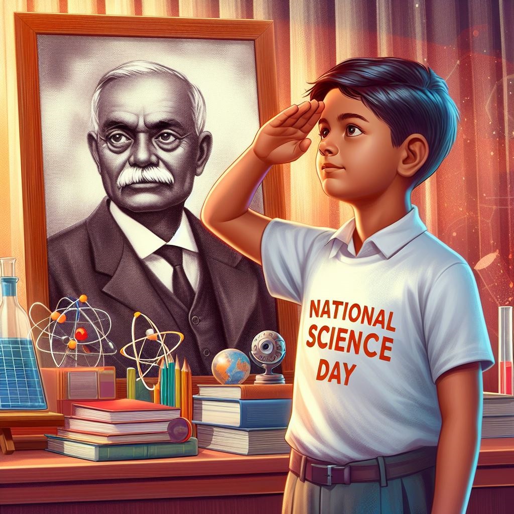 National Science Day ai photo editing . National Science Day ai images prompt