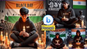 Read more about the article India Black Day Ai Photo (images) Editing prompt 14 Feb . black Day Trending 3D Ai image prompt