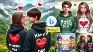 Read more about the article Happy flirting day 3D Ai Photo (images) Editing prompt 2024. Happy flirting day Ai images, pic, photo, wallpaper, dp