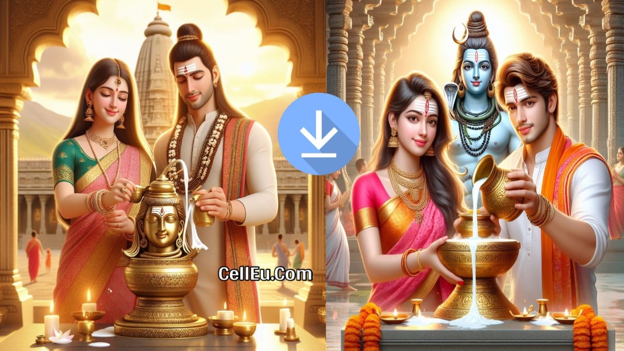 Read more about the article Married couple Maha shivratri ai 3d hd photo, pic, wallpaper download. Maha shivratri ai photo editing prompt.
