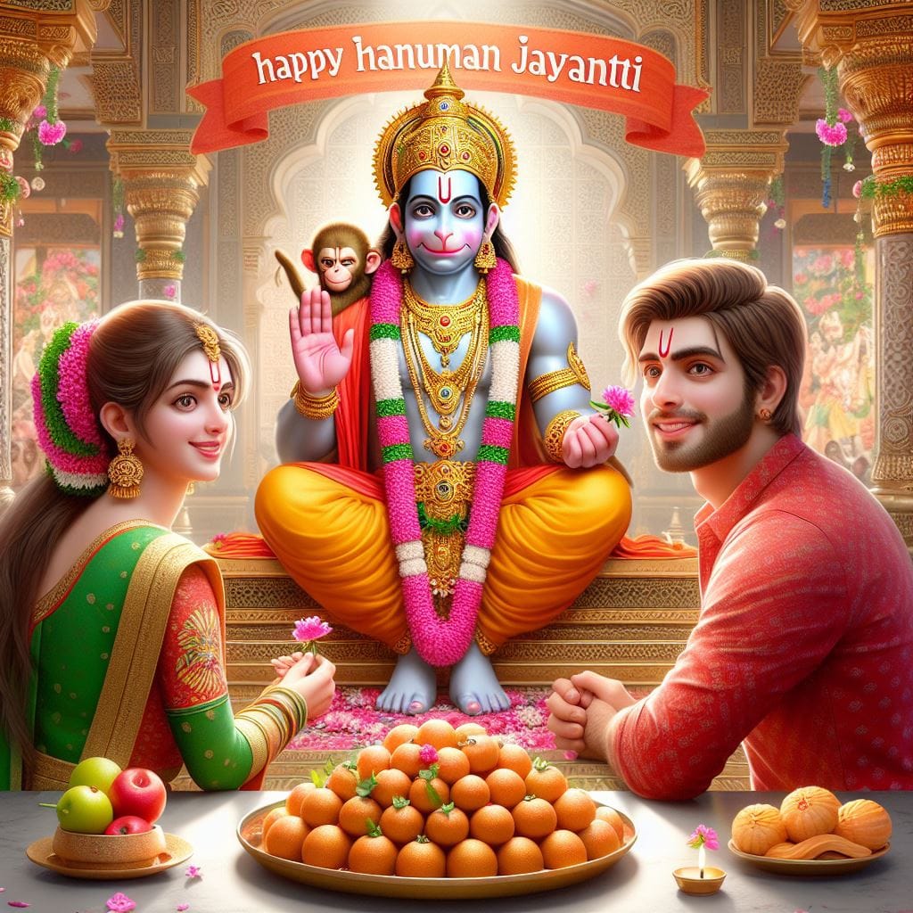 Hanuman Jayanti ai photo editing prompt . Instagram Trending Hanuman Jayanti ai image generator