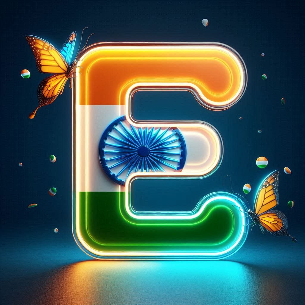 tiranga alphabet a to z new style