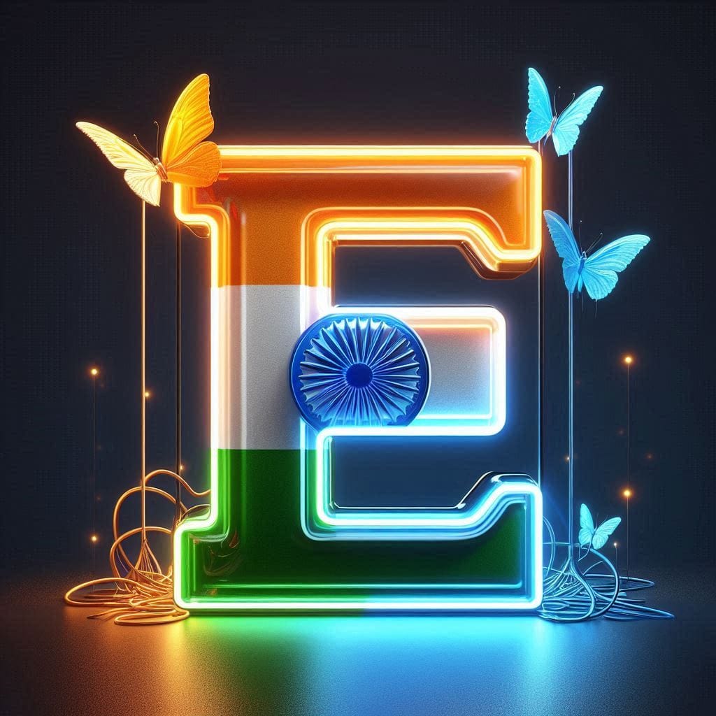 tiranga alphabet a to z new style