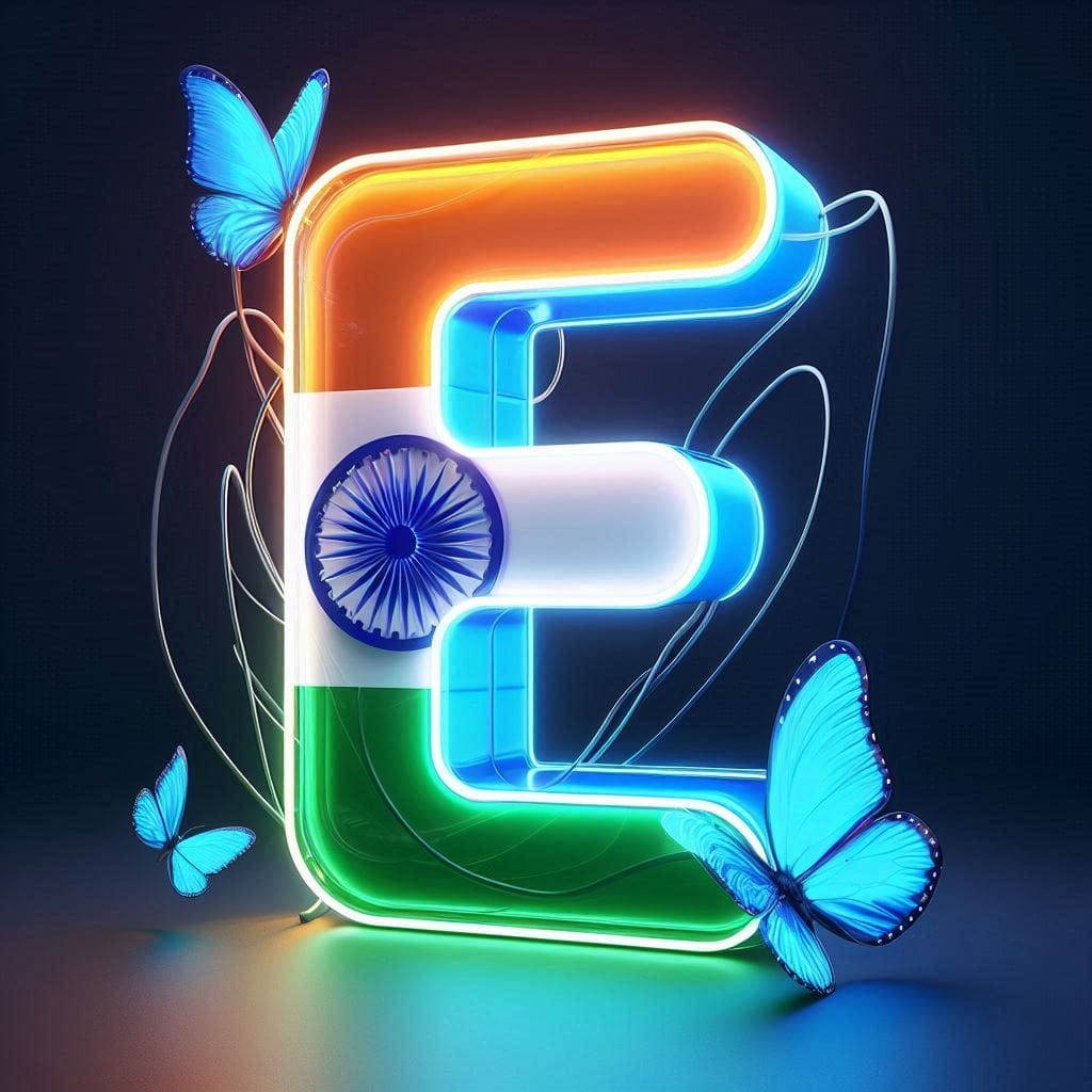 tiranga alphabet a to z new style