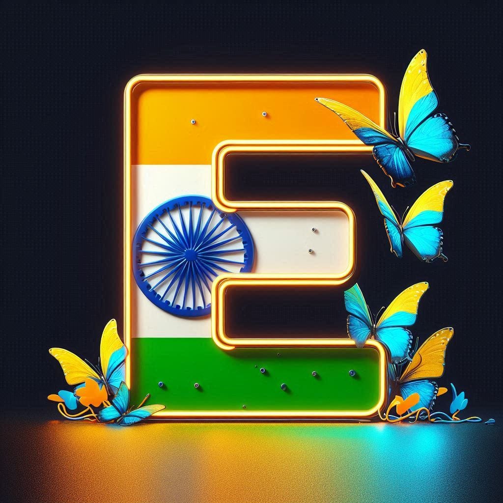 tiranga alphabet a to z new style