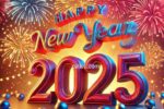 happy new year ai art . 2025 new year ai images