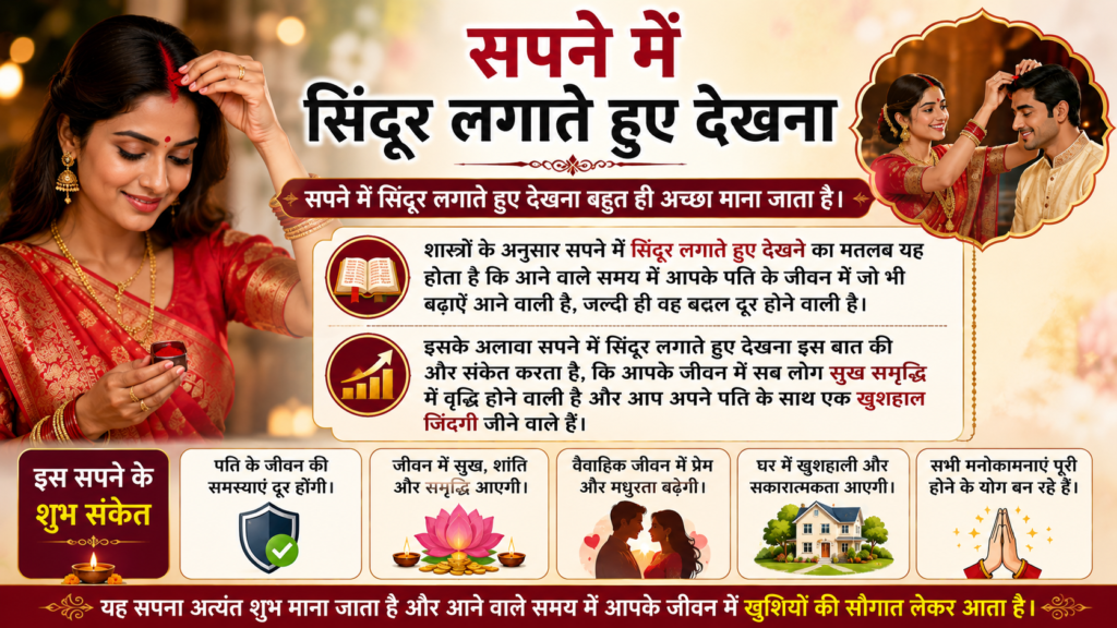 sapne me sindur lagana सपने में सिंदूर लगाना