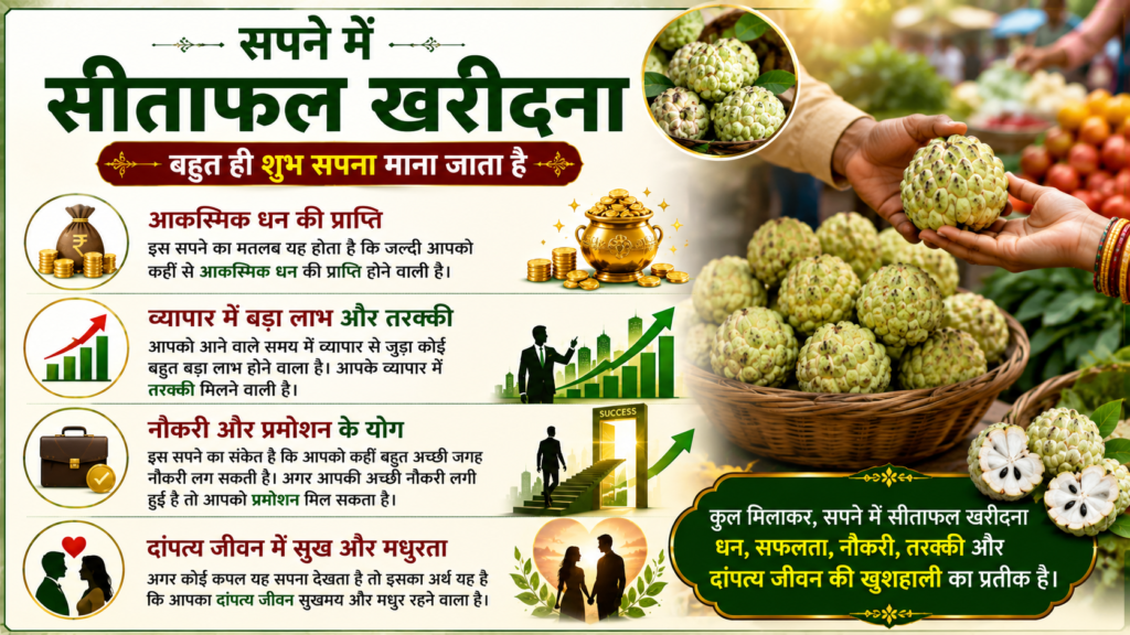 सपने में सीताफल खरीदना sapne mein sitafal kharidna