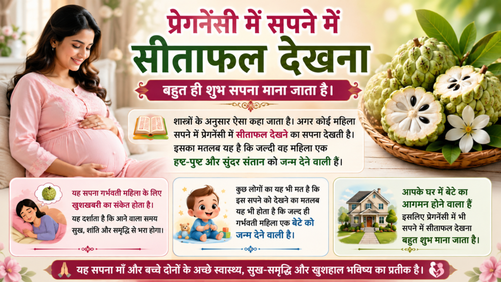 प्रेगनेंसी में सपने में सीताफल देखना pregnancy mein sapne mein sitafal dekhna hai